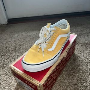 orchid yellow old skool vans